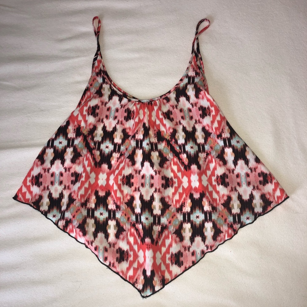 Flowy multi-color tank top